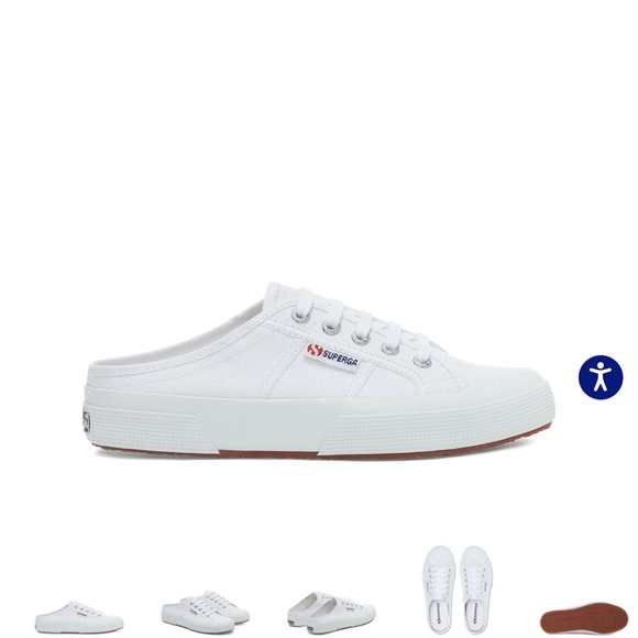 Superga 2402 Mule Sneakers in Canvas, Cork Footbed, Size 41 10 Superga - Picture 2 of 7